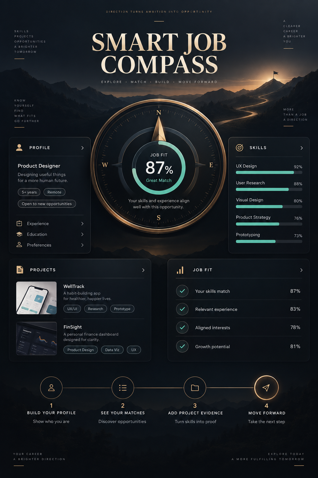 Vorschau des Smart Job Compass